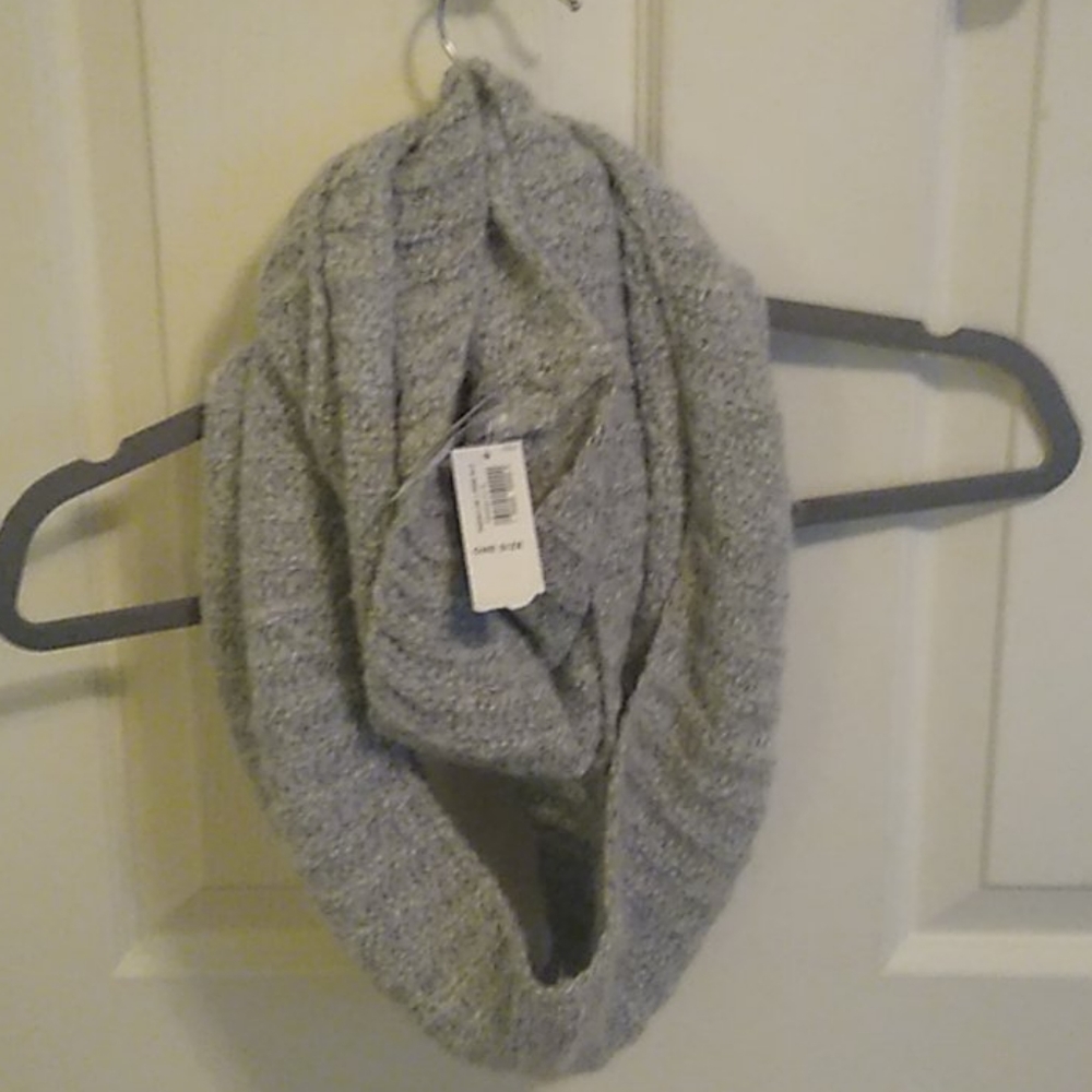 Brand new gray infinity scarf